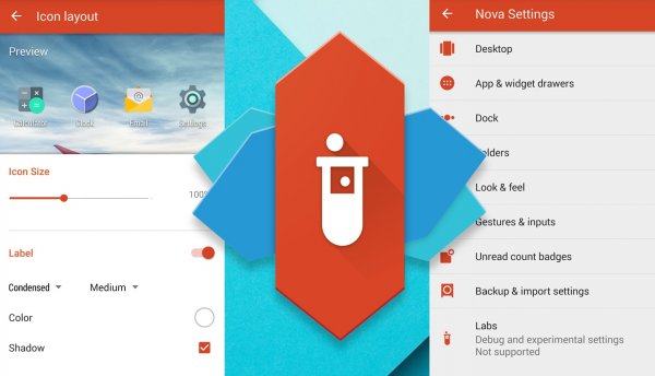 В Nova Launcher появились функции из Android 7.1