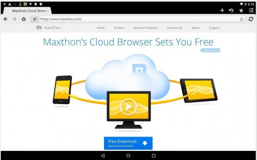 Maxthon 4.3.5.2000. Скриншот 2