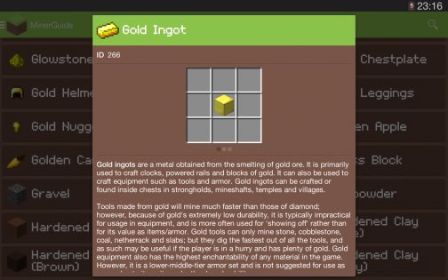 MinerGuide - For Minecraft 6.1.4. Скриншот 9