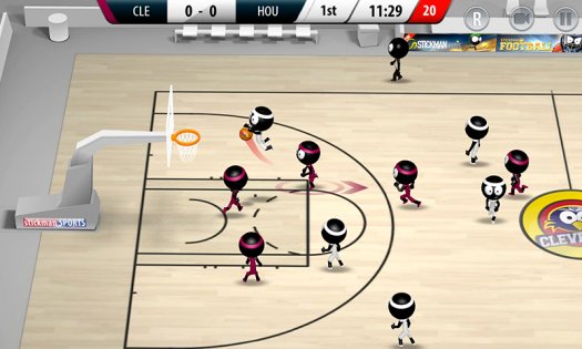 Stickman Basketball 3D 1.2.1. Скриншот 2