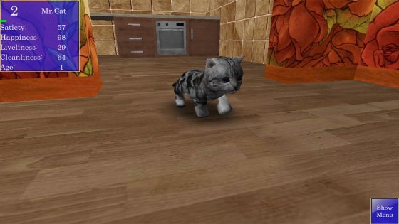 Cute Pocket Cat 3D 1.2.3.5. Скриншот 7