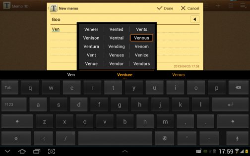 ThickButtons Keyboard 0.9.69. Скриншот 10