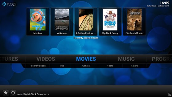 Kodi 21.1. Скриншот 1