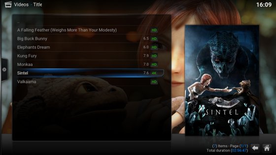 Kodi 21.1. Скриншот 2