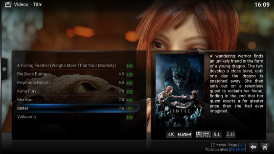 Kodi 21.1. Скриншот 3