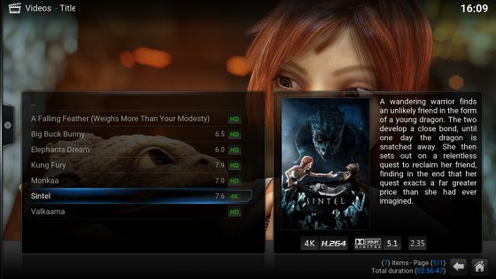 Kodi 20.1. Скриншот 3