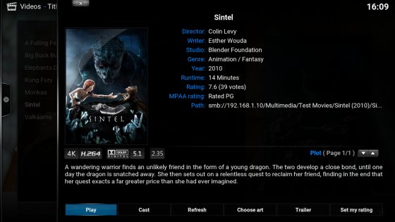 Kodi 21.1. Скриншот 4