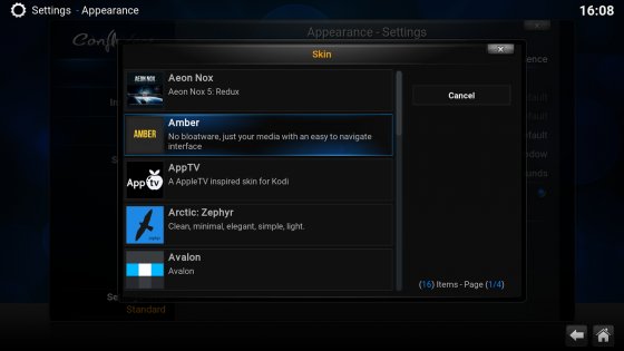 Kodi 21.1. Скриншот 7