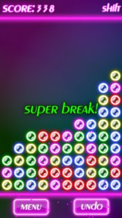 Bubble Breaker Neon 1.0. Скриншот 4