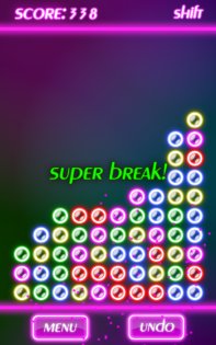 Bubble Breaker Neon 1.0. Скриншот 10