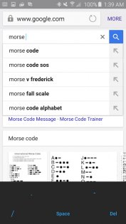 Morse Keyboard 1.0. Скриншот 2