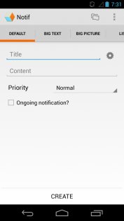 Notif 0.7.1. Скриншот 1