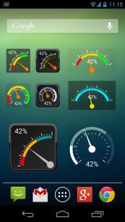 Gauge Battery Widget 2025 7.0.4. Скриншот 2