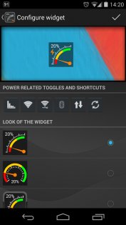 Gauge Battery Widget 2025 7.0.4. Скриншот 3