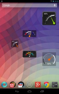 Gauge Battery Widget 2025 7.0.4. Скриншот 9