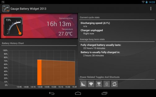 Gauge Battery Widget 2025 7.0.4. Скриншот 11