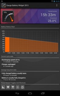 Gauge Battery Widget 2025 7.0.4. Скриншот 12