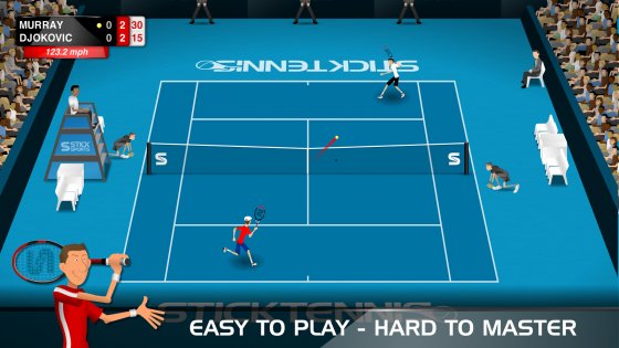 Stick Tennis 2.19.0. Скриншот 1