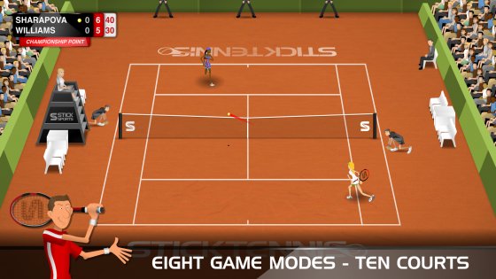 Stick Tennis 2.19.0. Скриншот 3
