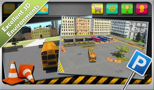 Bus Parking Simulator 3D 1.7. Скриншот 13