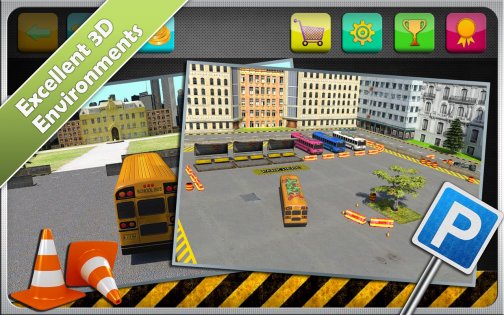 Bus Parking Simulator 3D 1.7. Скриншот 8