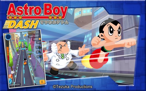 Astro Boy Dash 1.4.6. Скриншот 1