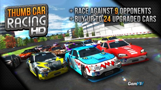 Thumb Car Racing 1.3. Скриншот 3