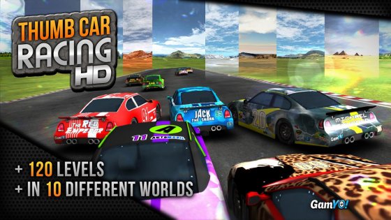 Thumb Car Racing 1.3. Скриншот 4