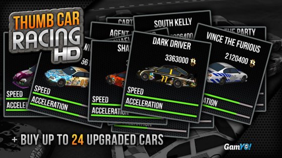 Thumb Car Racing 1.3. Скриншот 5