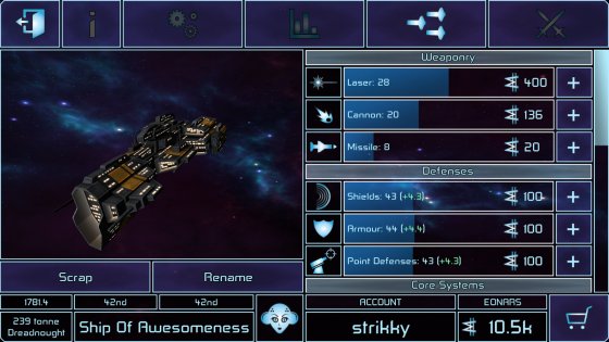 War Space 1.6.9. Скриншот 5