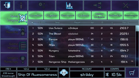 War Space 1.6.9. Скриншот 7