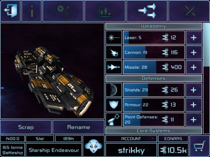 War Space 1.6.9. Скриншот 11