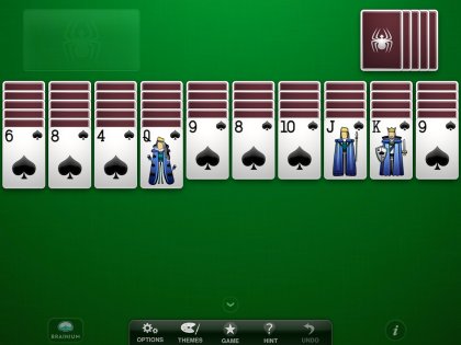 Spider Solitaire 1.4.10.226. Скриншот 7