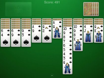 Spider Solitaire 1.4.10.226. Скриншот 9