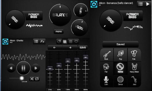Bass Booster and Equalizer 1.1.16. Скриншот 1