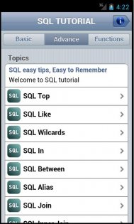 SQL Quick Tutorial 1.3. Скриншот 4