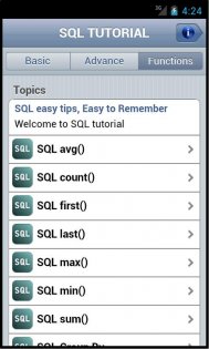 SQL Quick Tutorial 1.3. Скриншот 5