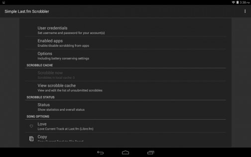 Simple Last.fm Scrobbler 1.7.0. Скриншот 4