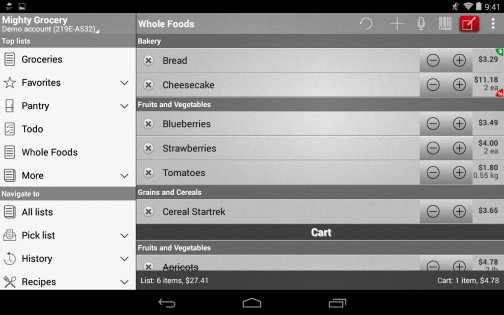 Mighty Grocery Free Free 4.0.151. Скриншот 14