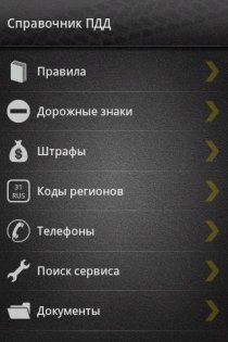 Справочник ПДД 1.2.4. Скриншот 1