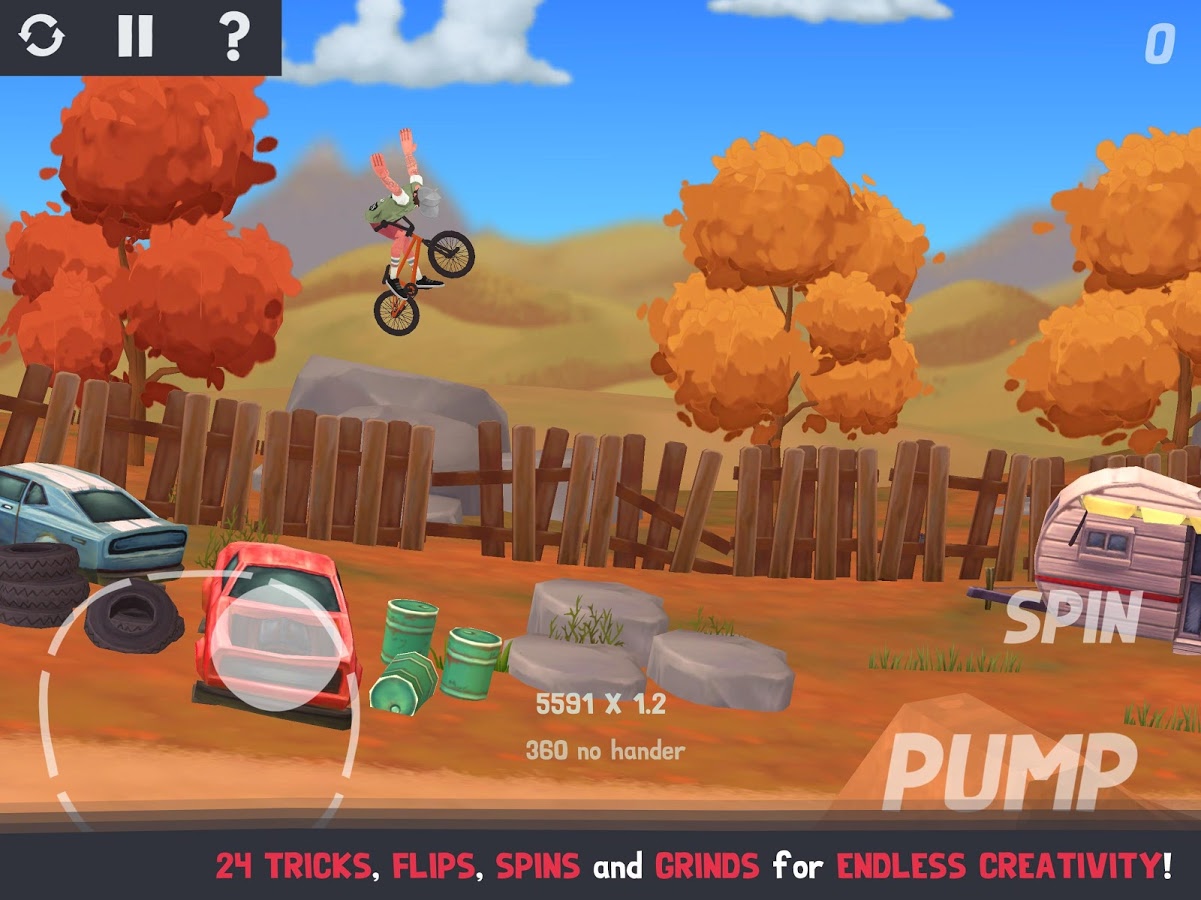 Топ игр про bmx на андроид