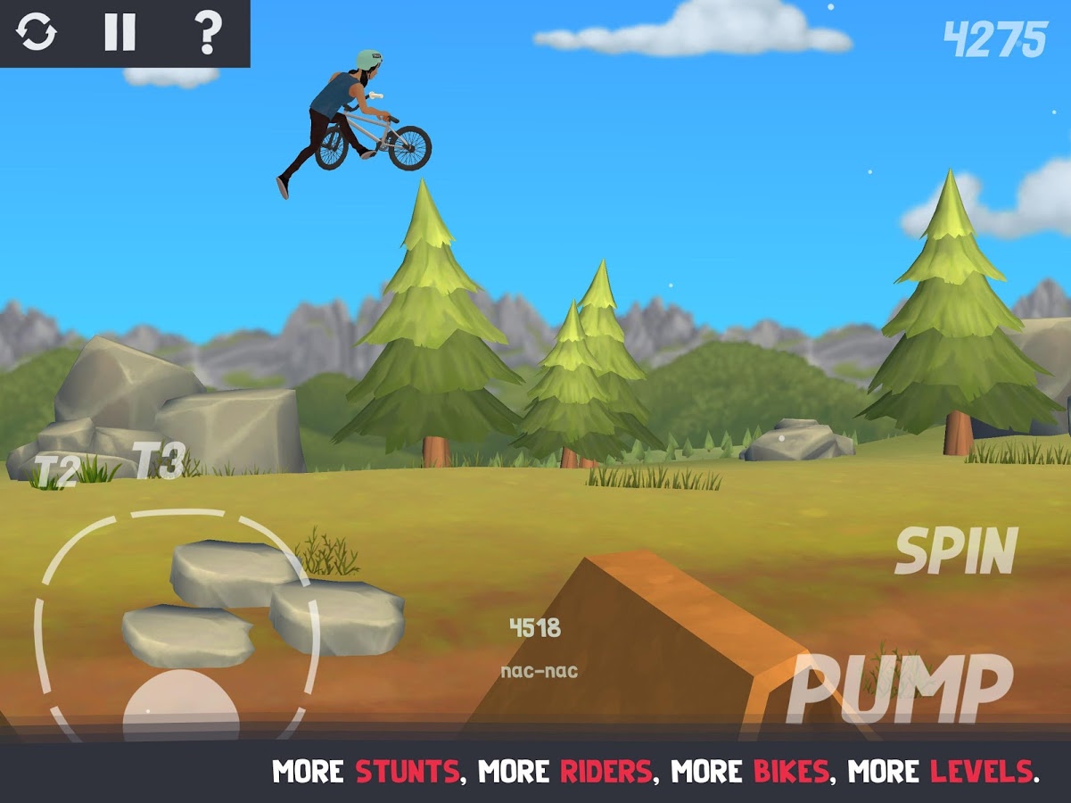 Топ игр про bmx на андроид