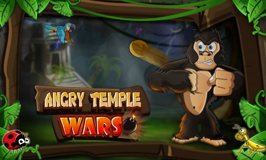 Angry Temple Wars 1. Скриншот 1