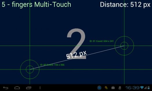 Multi-touch Test 1.2. Скриншот 1