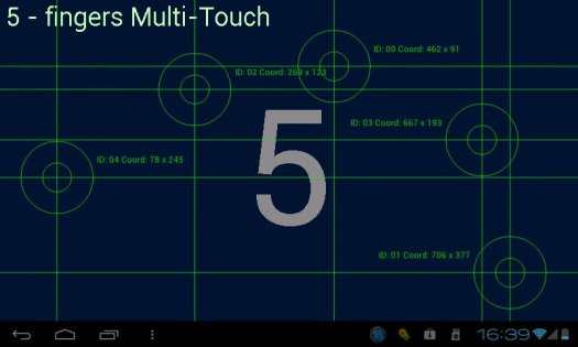 Multi-touch Test 1.2. Скриншот 2