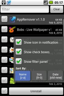 AppRemover 1.4.0r20. Скриншот 2