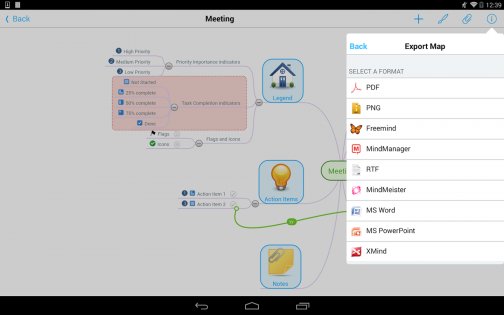 MindMeister – майндмэппинг на смартфоне 6.4.4. Скриншот 14