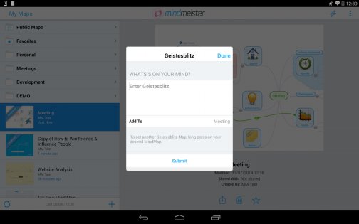 MindMeister – майндмэппинг на смартфоне 6.4.4. Скриншот 15