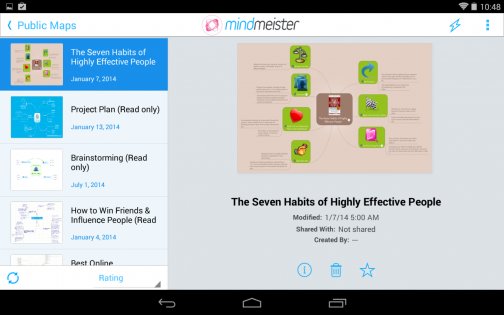 MindMeister – майндмэппинг на смартфоне 6.4.4. Скриншот 18