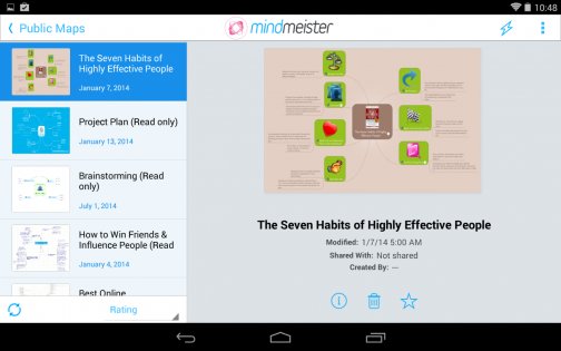 MindMeister – майндмэппинг на смартфоне 7.2.9. Скриншот 18